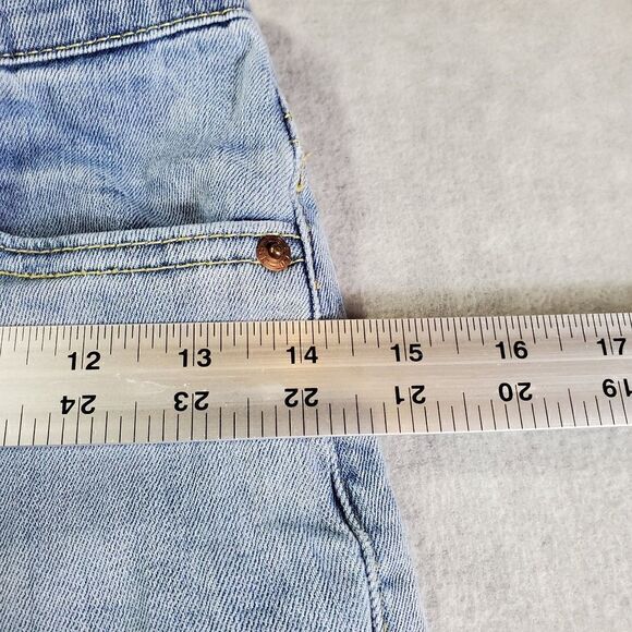 Levis 502 Jeans Womens 14 Reg W27xL27 Blue Taper Straight Leg Denim - Picture 3 of 10